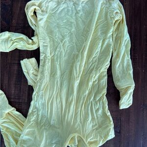 Yellow Long Sleeve Bodysuit